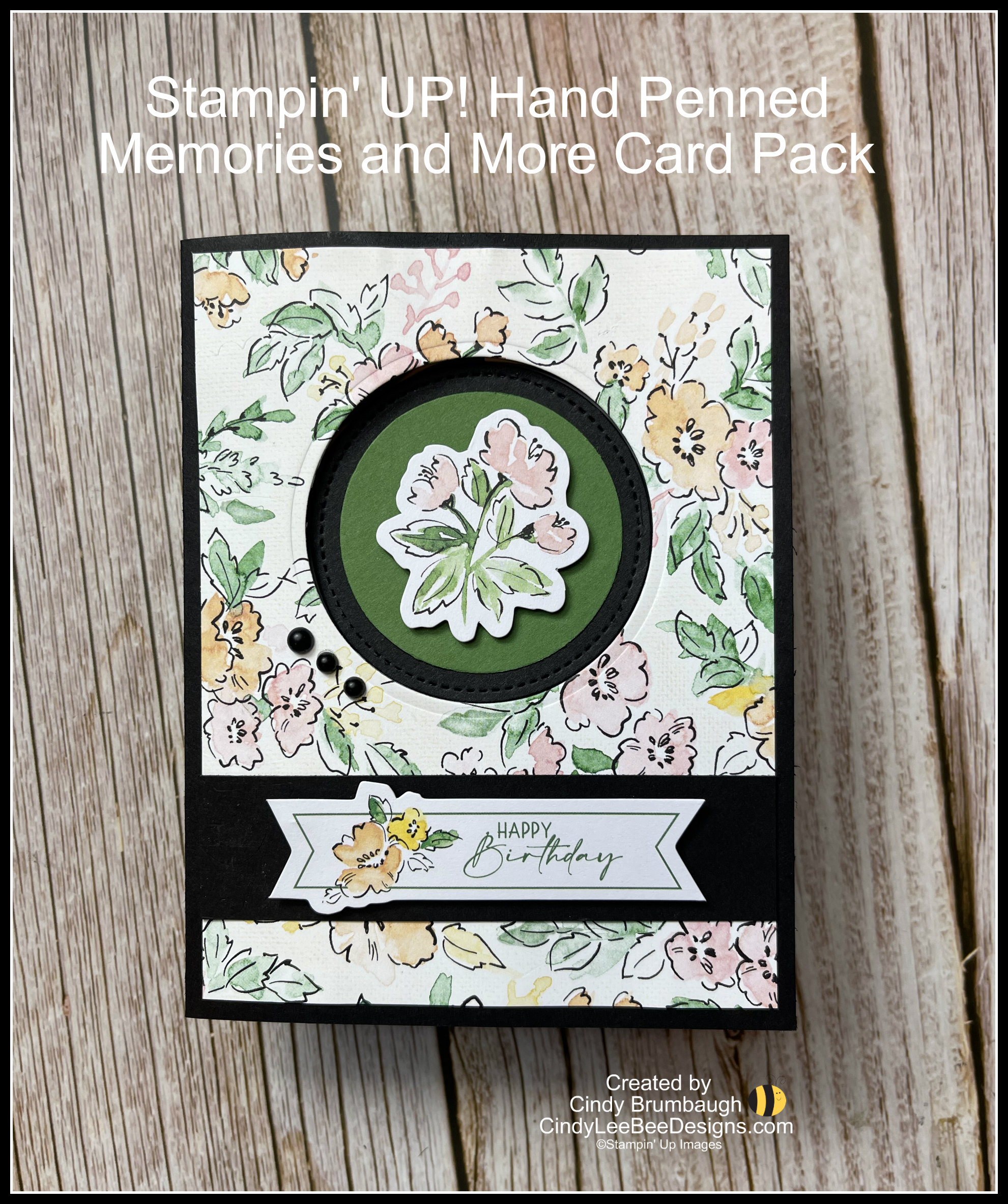 Stampin’ UP! Hand Penned Memories and More Card Pack Fun Fold Video ...