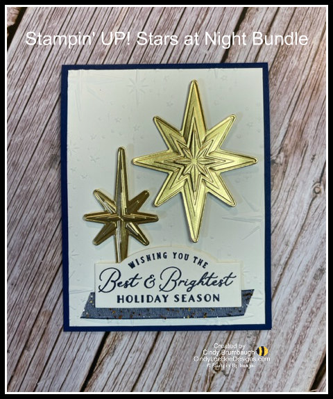 Stampin’ UP! Stars at Night Bundle | Cindy Lee Bee Designs