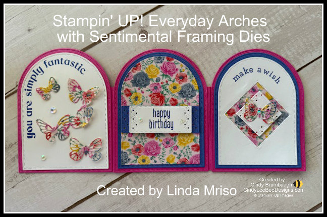 未使用♡Sentimental Framing Diesスタンピンアップ su-everyday-arches-lins-card-